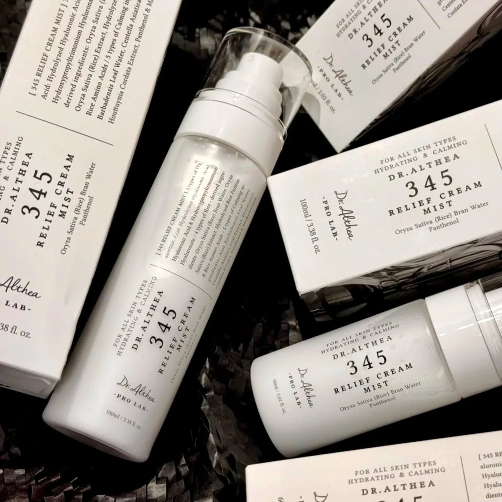 345 Relief Cream 60ML 100ML Antioxidant Shrink Pores Lightweight Lasting Serum Hydrating Smoothing Essence Mist 147